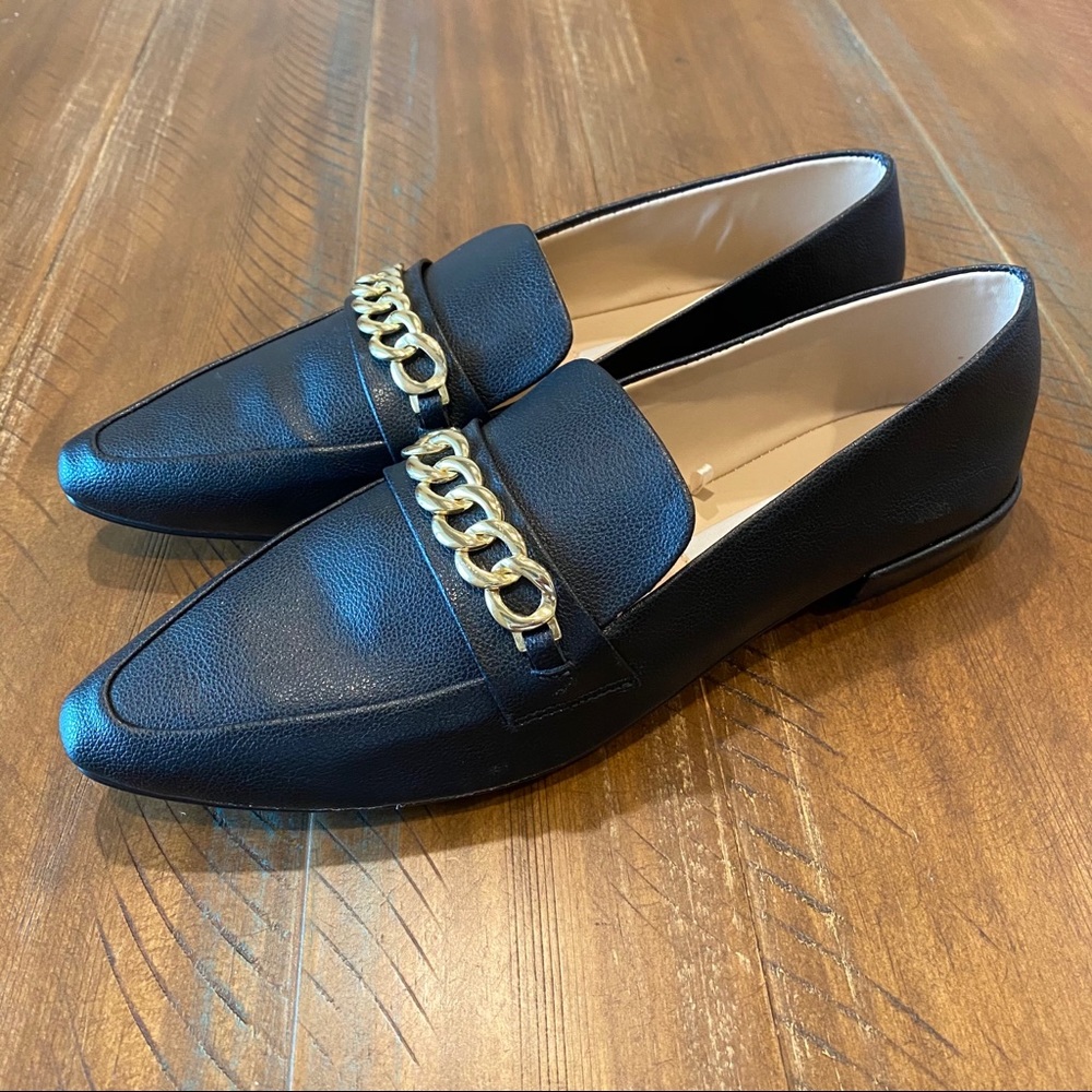 NEW STEVEN New York Gold Chain Loafer - Picture 5 of 7